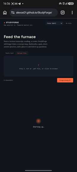 StudyForge – screenshot 2