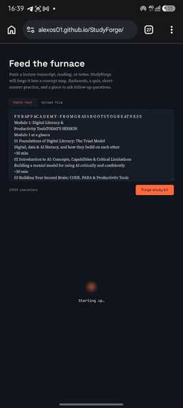 StudyForge – screenshot 3
