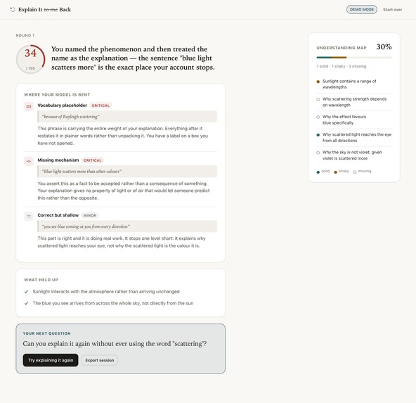 Explain It Back – screenshot 3