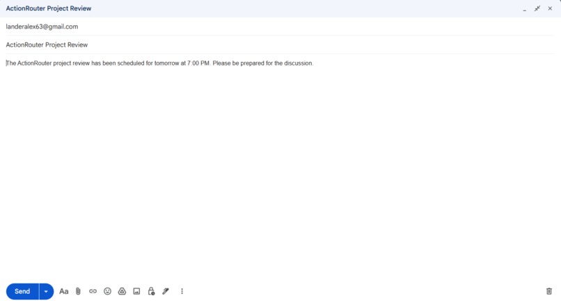 ActionRouter – screenshot 4