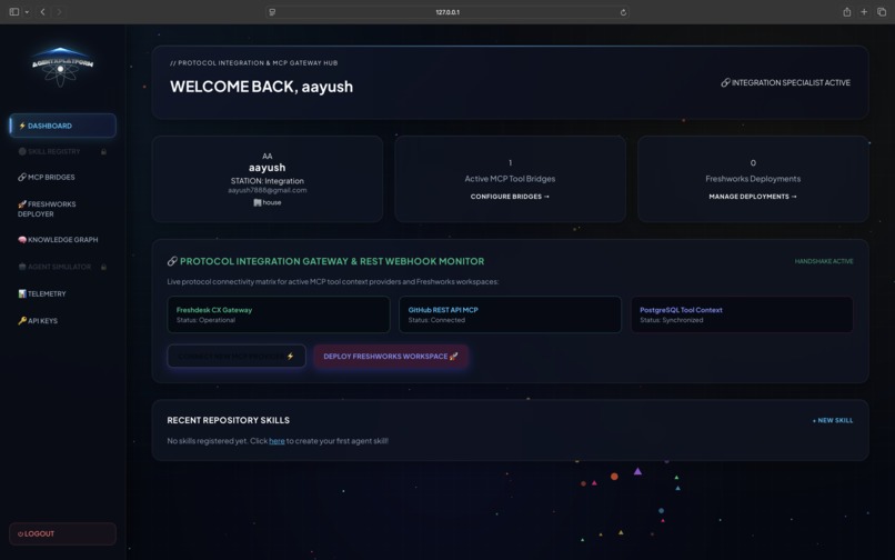 agent X platform – screenshot 2
