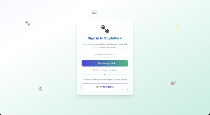 StudyPet+ – screenshot 1