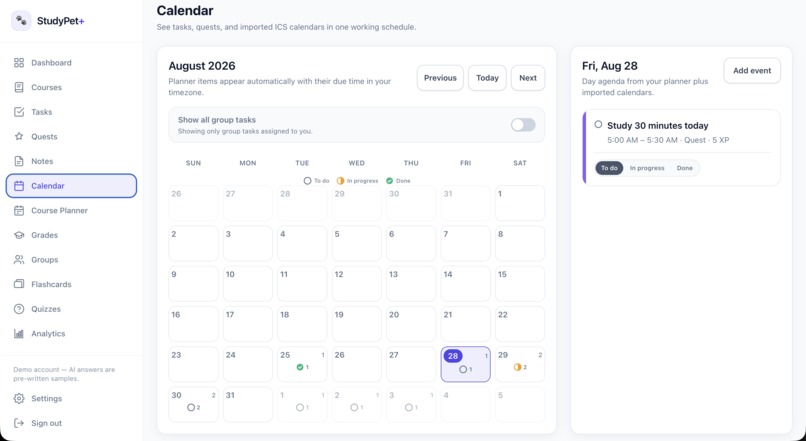 StudyPet+ – screenshot 7
