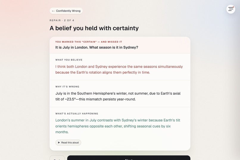Confidently Wrong – screenshot 11