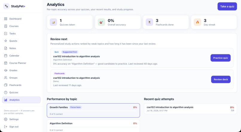 StudyPet+ – screenshot 13