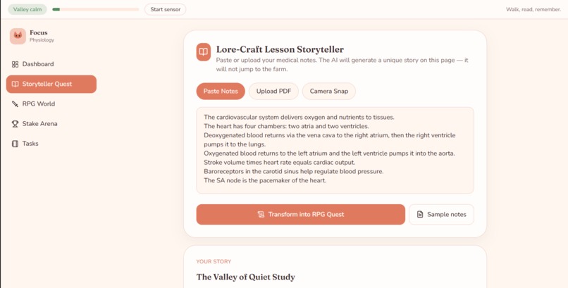 Focus Physiology – screenshot 2