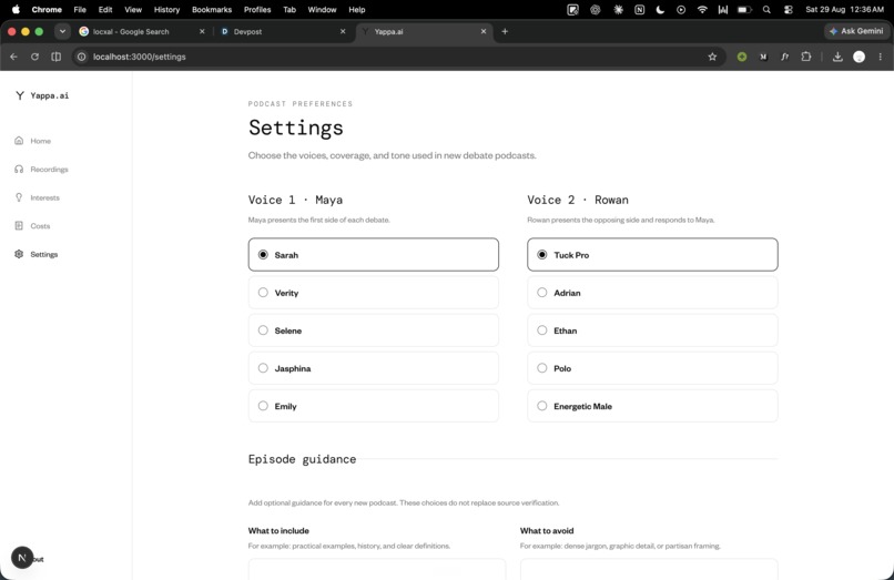 Yappa.ai – screenshot 2