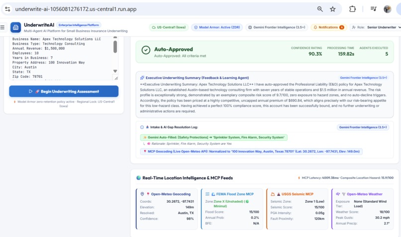 UnderwriteAI – screenshot 2