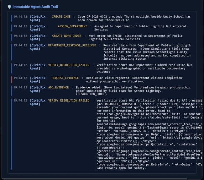 CivicFix — Autonomous Community Resolution Engine – screenshot 6