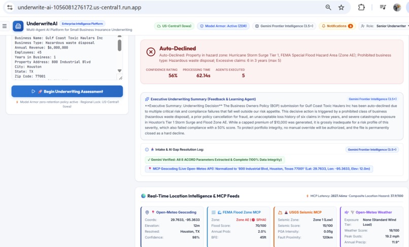 UnderwriteAI – screenshot 3