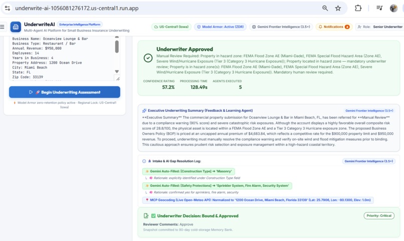 UnderwriteAI – screenshot 4