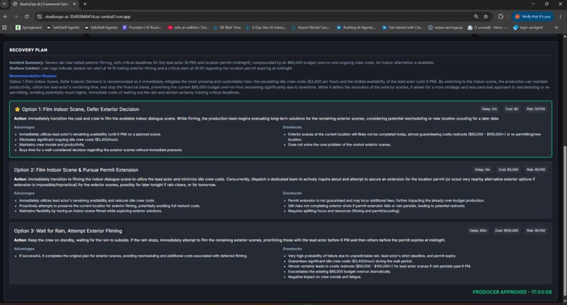 StudioOps AI: Human-Governed Production Command – screenshot 2