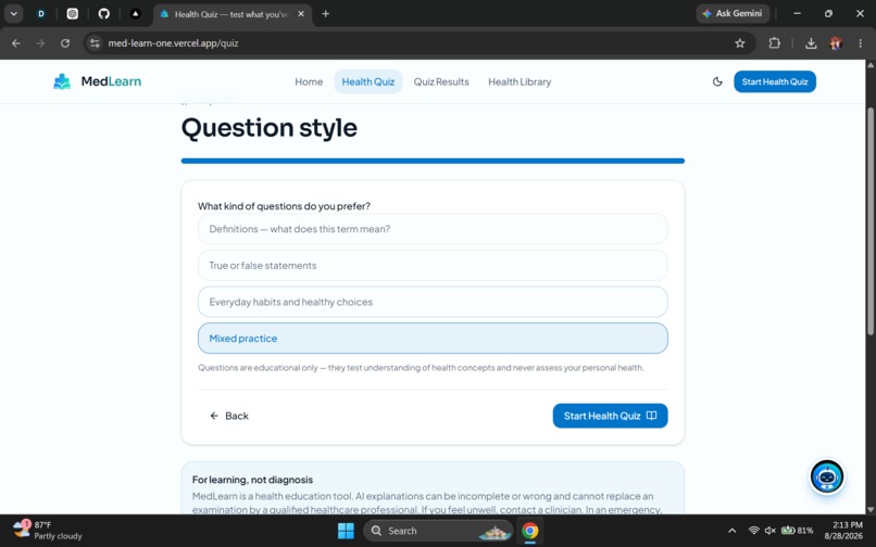 MedLearn – screenshot 6