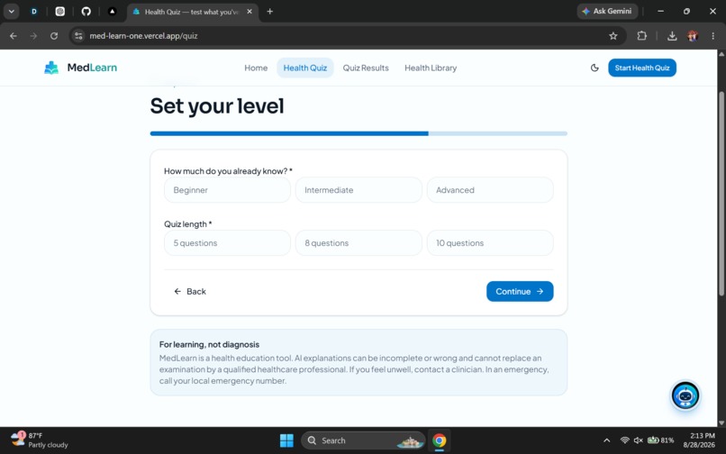 MedLearn – screenshot 7