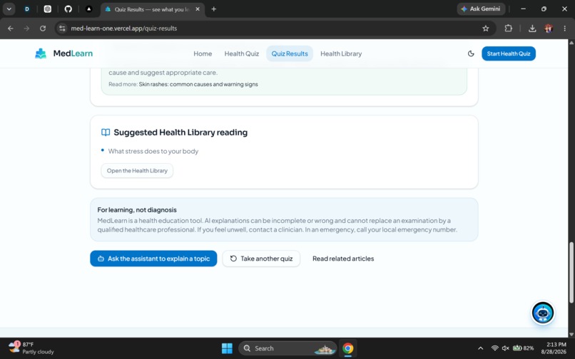 MedLearn – screenshot 9