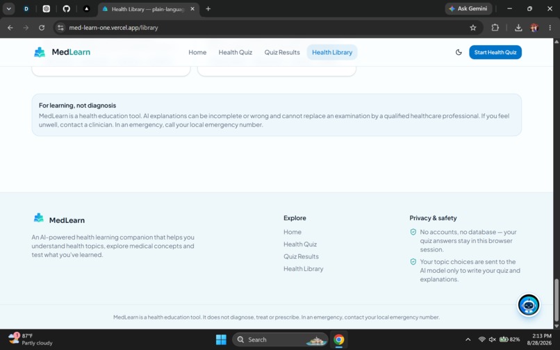 MedLearn – screenshot 11