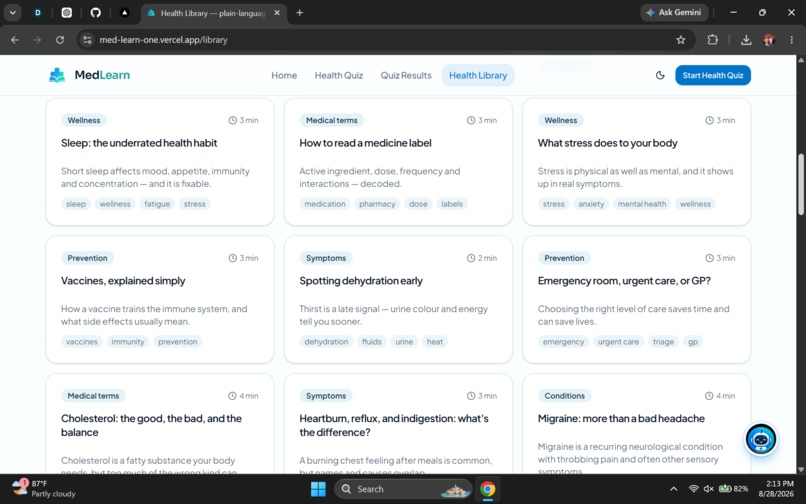 MedLearn – screenshot 12