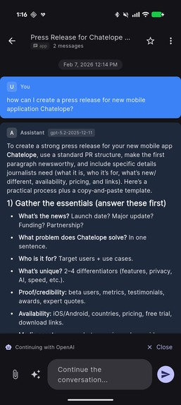 Chatelope – screenshot 4