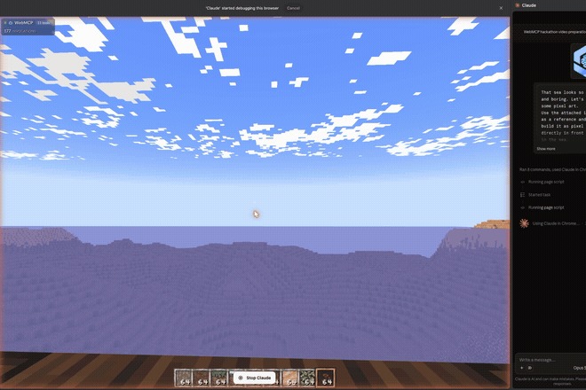 Voxel WebMCP – screenshot 2