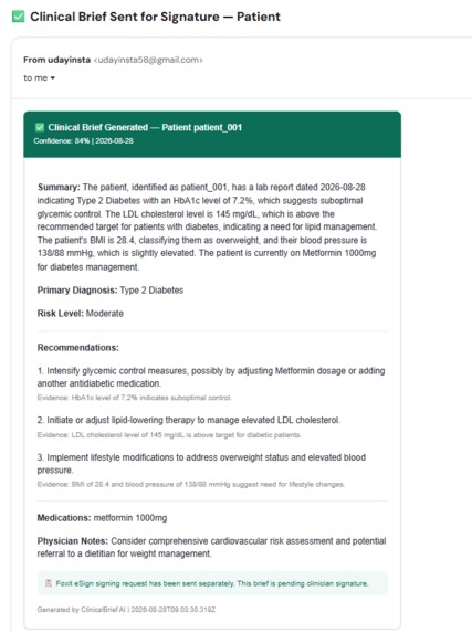 ClinicalBrief AI (by LearnHive Labs) – screenshot 8