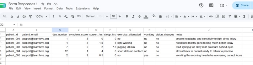 Concussion Recovery Pacer – screenshot 4