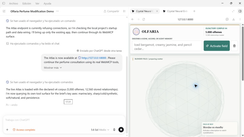 Olfaria Crystal Atlas Neural Erdos – screenshot 1