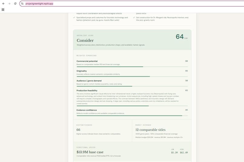 Project Greenlight – screenshot 3
