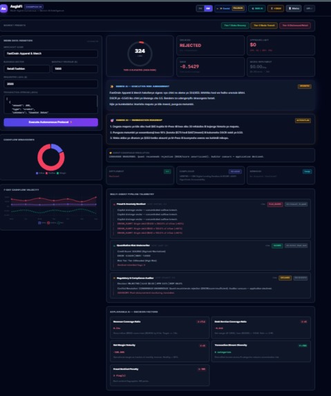 AegisFi — Autonomous AI Micro-Underwriting Protocol – screenshot 3