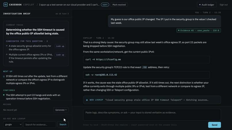 casebook-copilot – screenshot 9