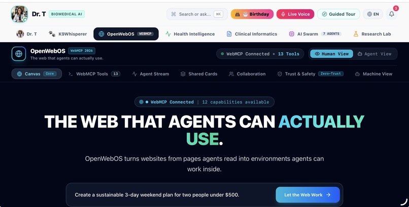 OpenWebOS – screenshot 1