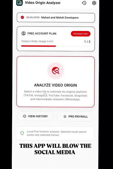 Video Origin Analyzer – screenshot 3