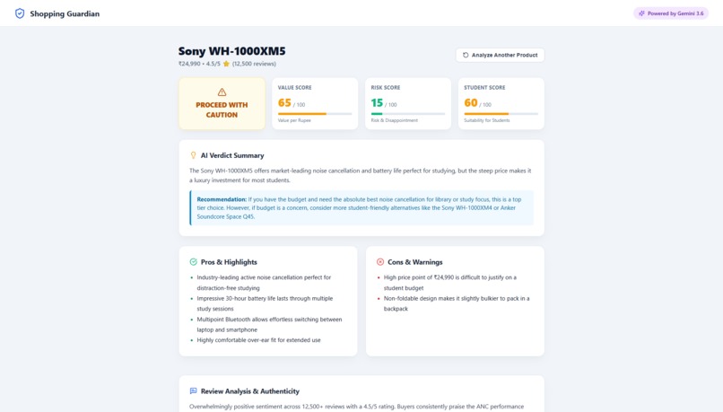 Shopping Guardian – screenshot 2