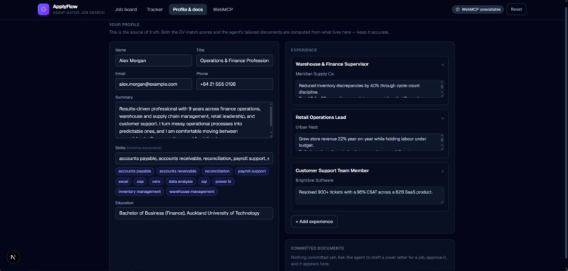 ApplyFlow – screenshot 2