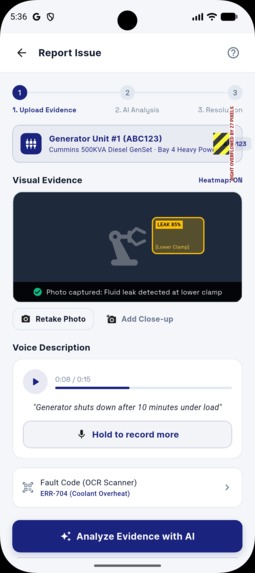 Service assist cockpit – screenshot 4