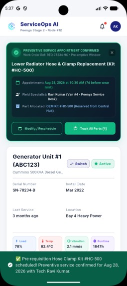 Service assist cockpit – screenshot 14