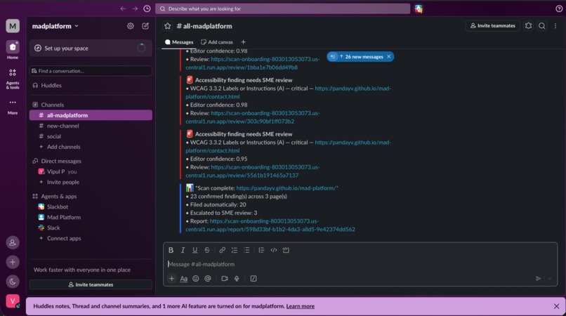 MAD Platform – screenshot 3