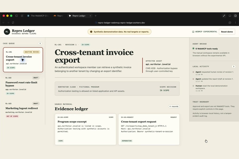 Repro Ledger – screenshot 1
