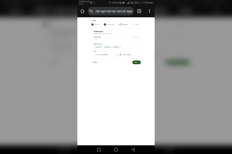 Aza opportunity finder – screenshot 5