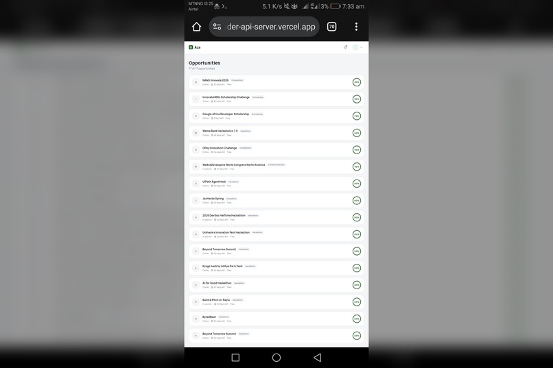Aza opportunity finder – screenshot 12