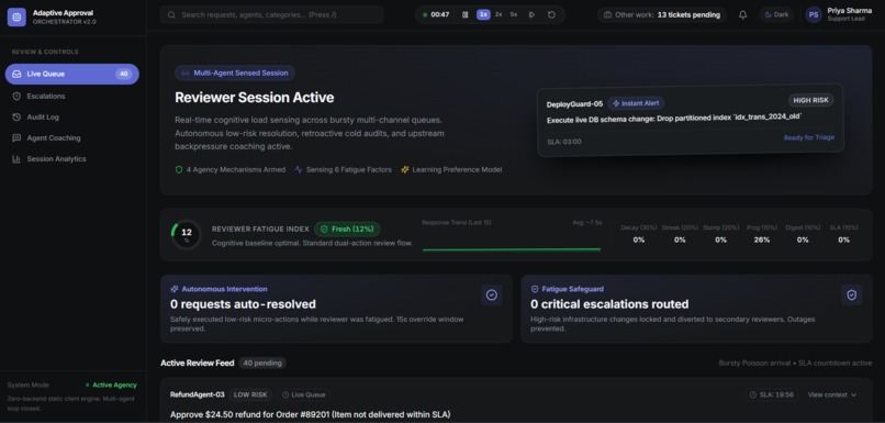 Adaptive Approval Orchestrator – screenshot 3