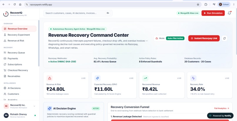 RecoverIQ – screenshot 1