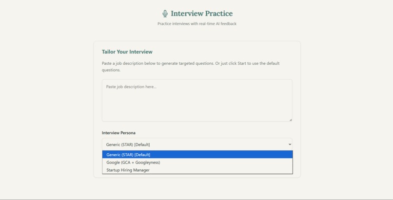 Interview Practice – screenshot 3