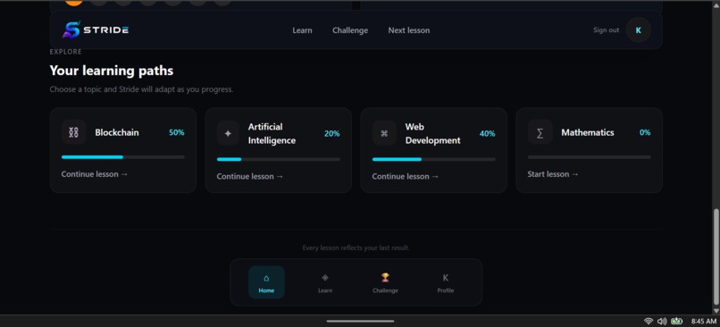 STRIDE – screenshot 4
