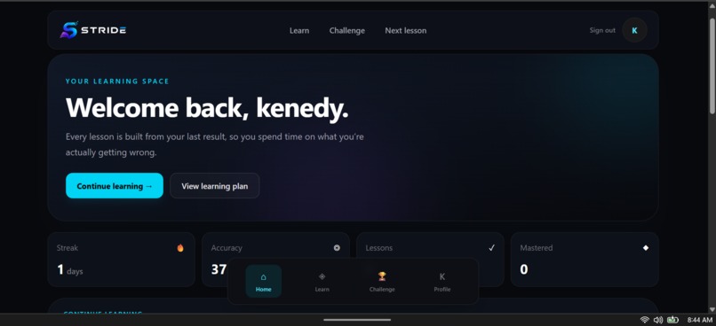 STRIDE – screenshot 3
