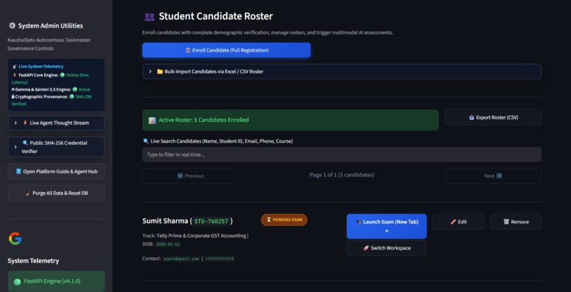 KaushalSetu (Autonomous Vocational Taskmaster) – screenshot 3