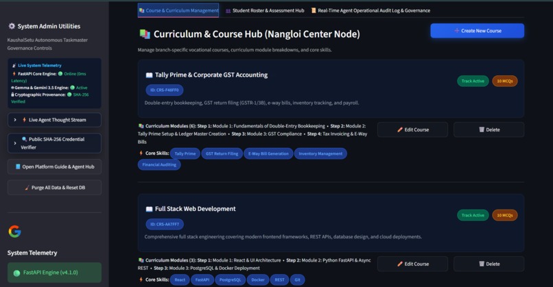 KaushalSetu (Autonomous Vocational Taskmaster) – screenshot 2