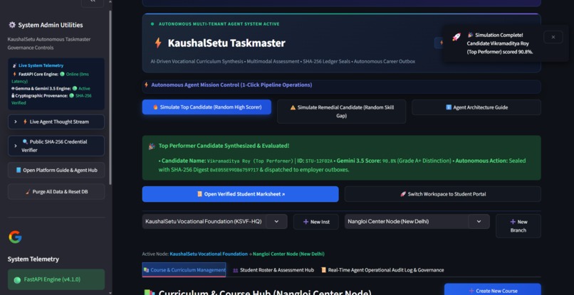 KaushalSetu (Autonomous Vocational Taskmaster) – screenshot 4