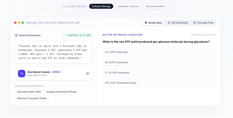 Aether - Multi-Agent Study OS – screenshot 2