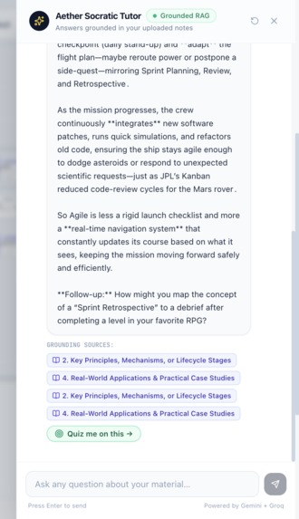 Aether - Multi-Agent Study OS – screenshot 10