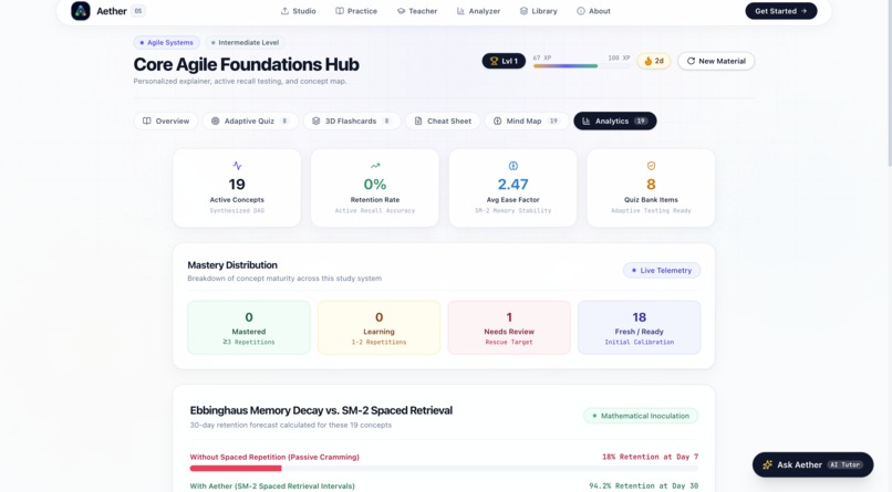 Aether - Multi-Agent Study OS – screenshot 11